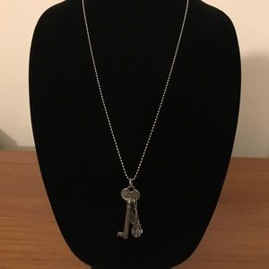 Beautiful Handmade Antique Key Necklace